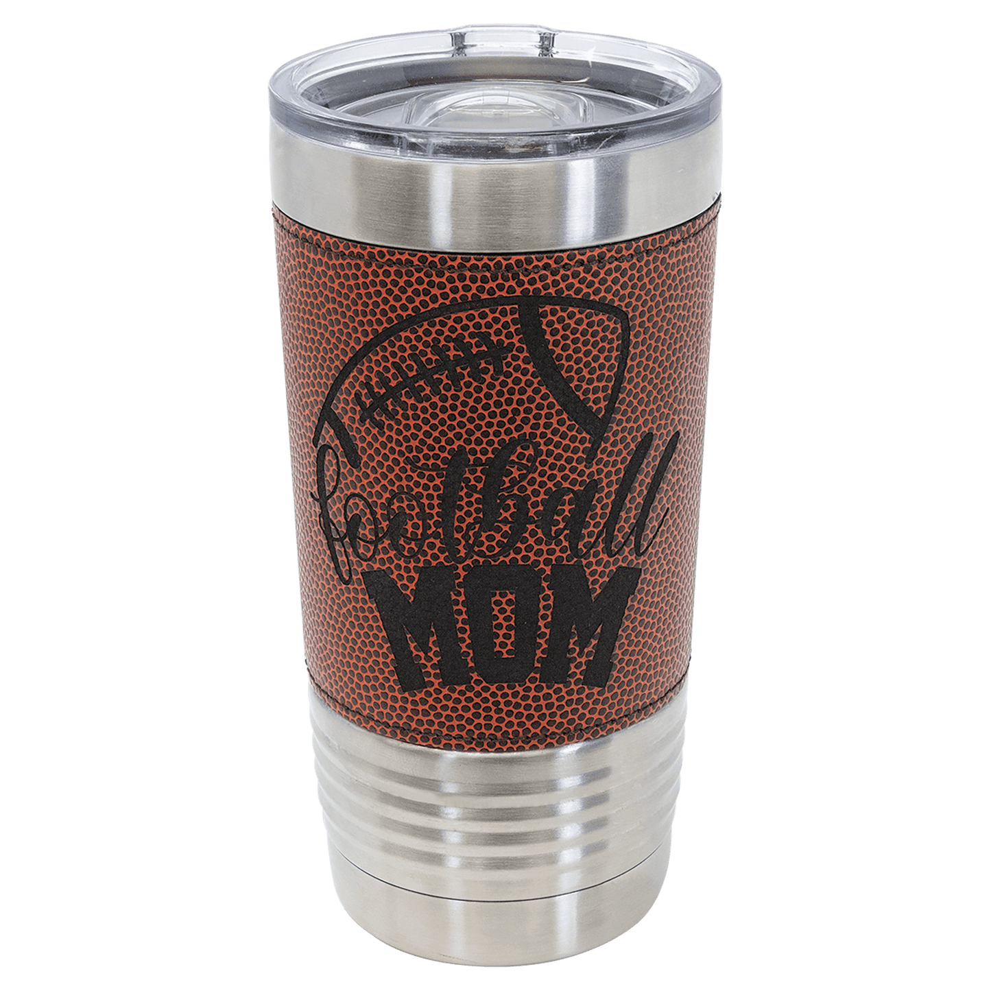 Customizable Polar Camel 20 oz. Football Tumbler with Slider Lid
