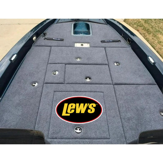 Lews Professional Carpet Graphic Decal Sticker for Fishing Bass Boats