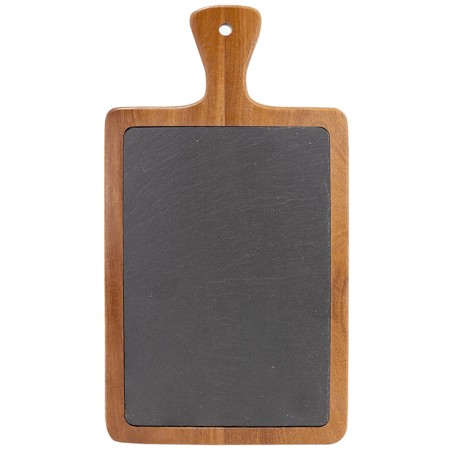 Acacia Wood/Slate Cutting Board - 13 1/4" x 7"