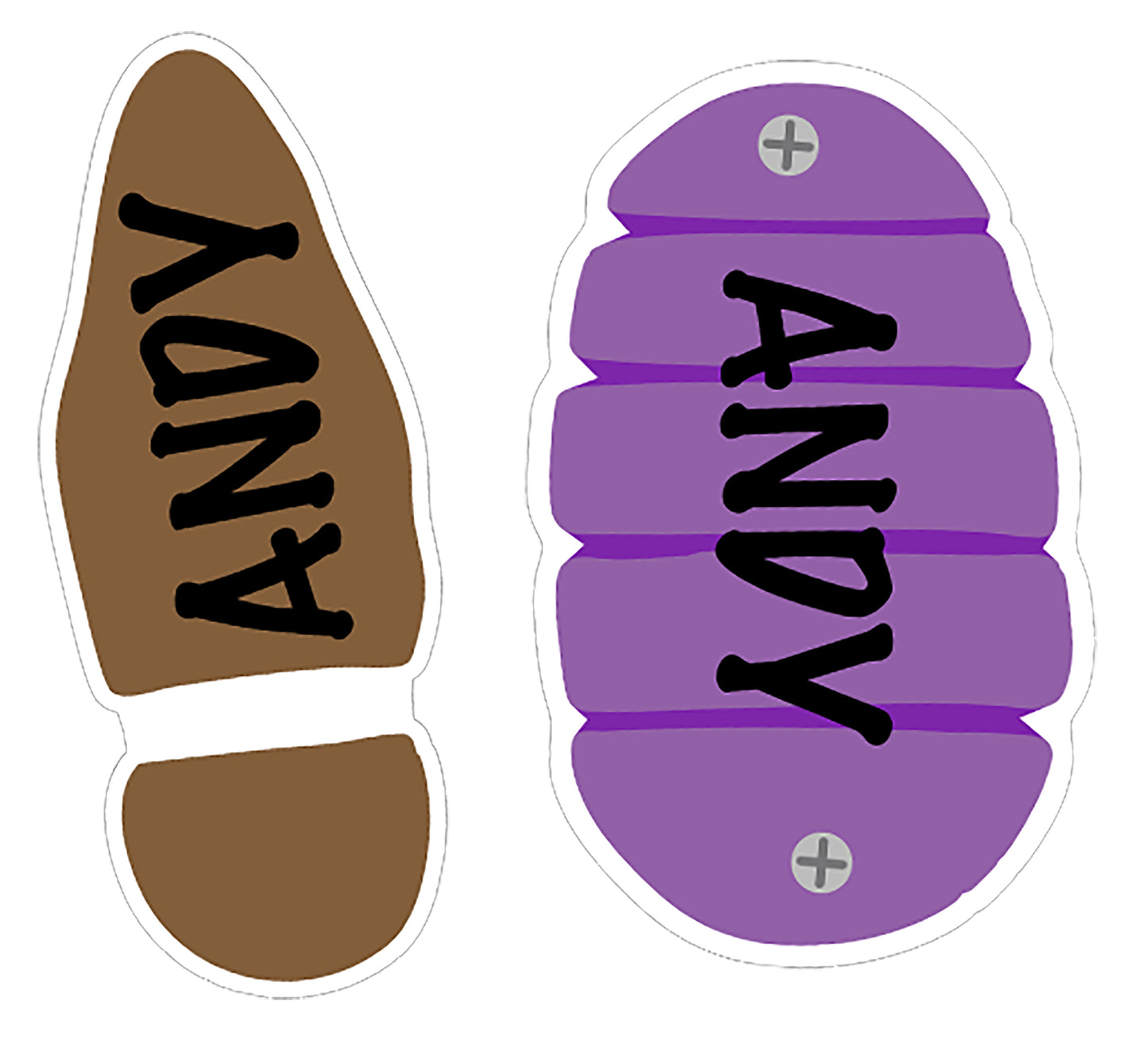 Custom Toy Story Footprint Decals – Personalized Buzz & Woody Floor Stickers for Kids | Removable Waterproof Wall & Floor Decals