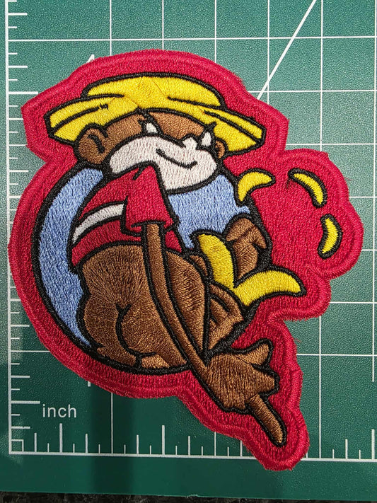 Johnny Chimpo 3.75" Iron /Sew On Embroidered Patch Super Troopers
